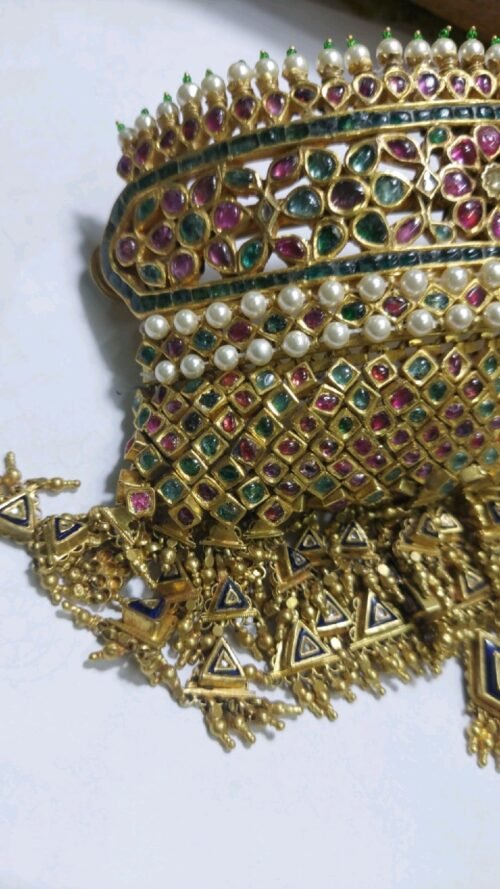 Bridal haar with passa