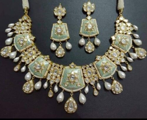 Bridal long necklace set