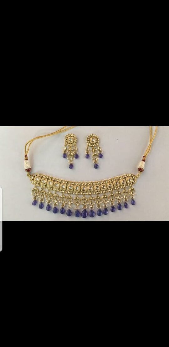 Bridesmaid haar necklace set