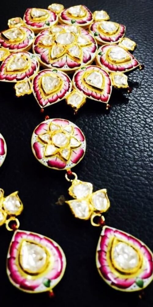 Chand Bali with Ear Chain