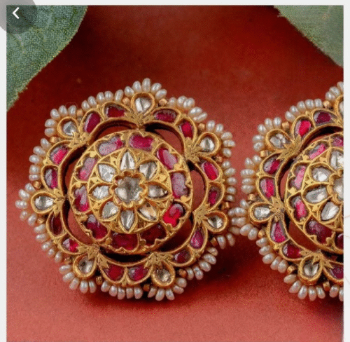Double Chain Jhela Earrings