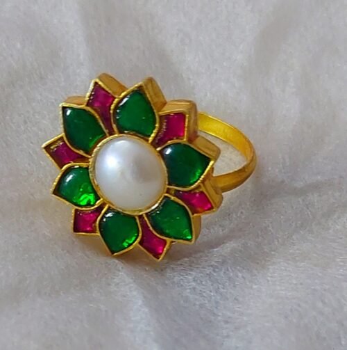 Ethnic Kundan Finger Ring