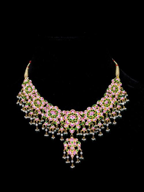 Gents kundan haar necklace