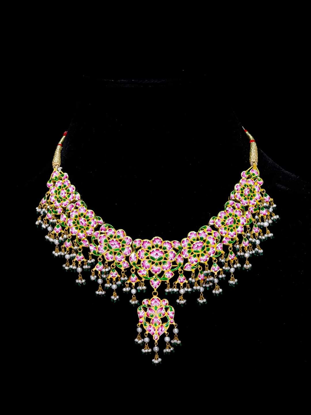Gents kundan haar necklace
