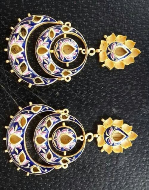 Gold Plated Jhela Earrings