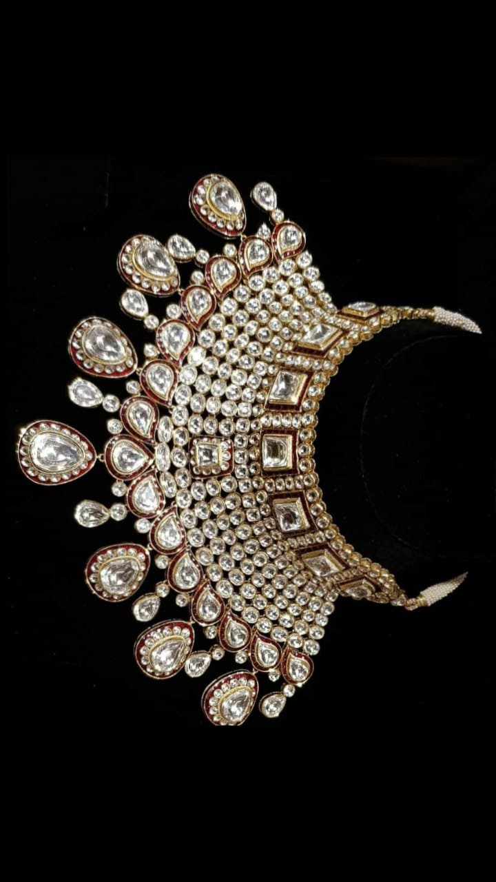 Gold look bridal haar