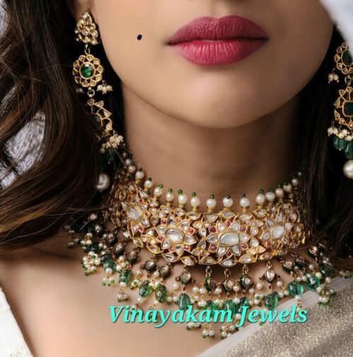 Heavy bridal haar necklace