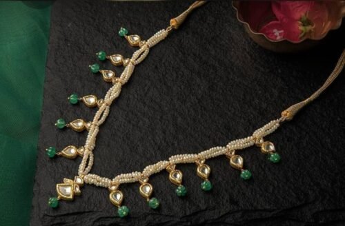 Ivory pearls haar design