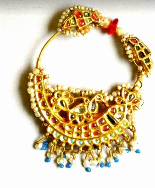 Kundan Besar Nose Ring
