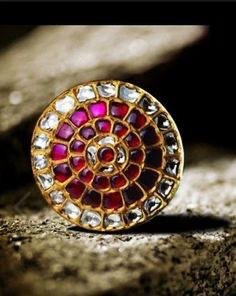 Kundan Engagement Ring