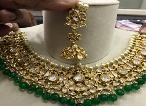 Layered rajputi haar for bride