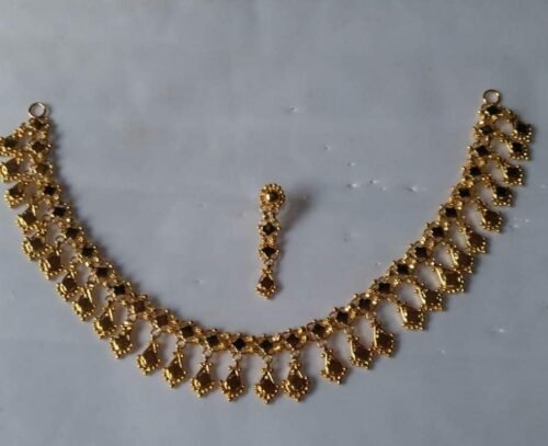 Long necklace haar set