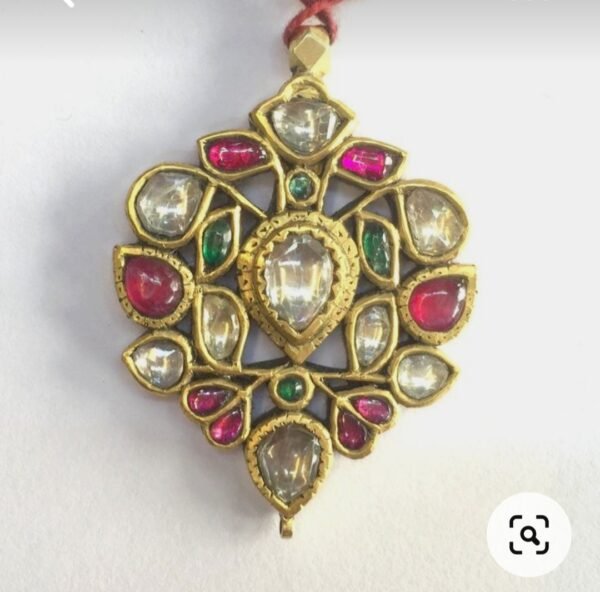 Navratna pendant jewelry set
