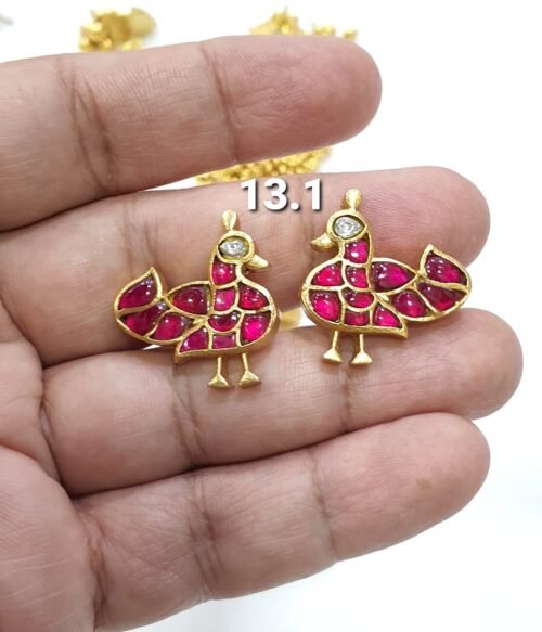 Oversized Kundan Earrings