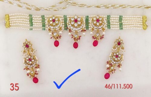 Pearl Choker Set Design
