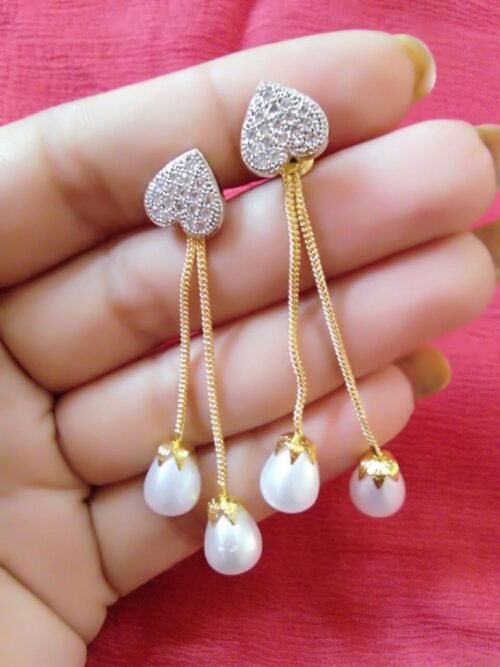 Pearl Jhumka Earrings