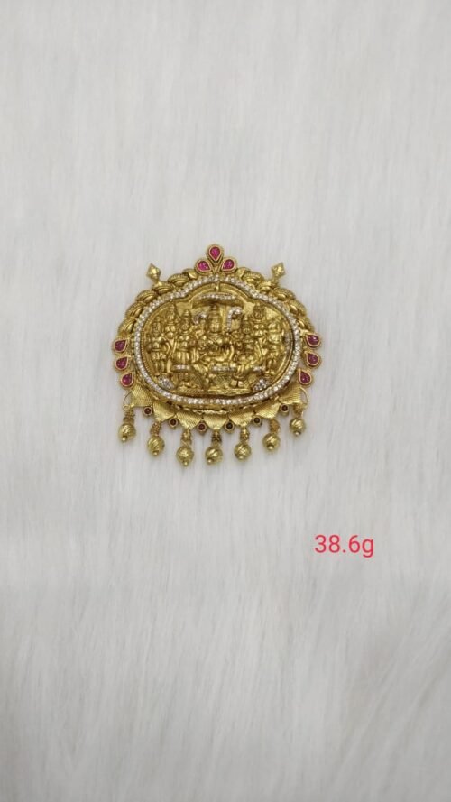 Pendant set with chain and earring