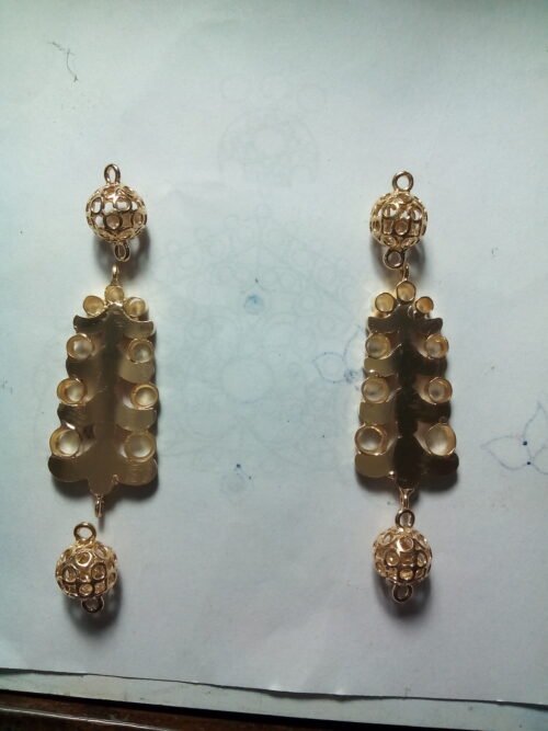 Polki Chand Bala Earrings