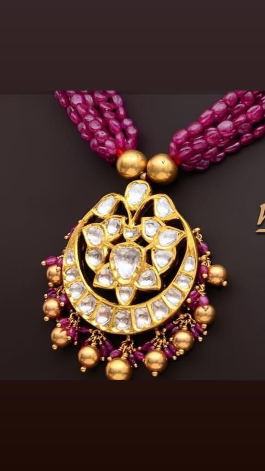 Rajasthani pendant necklace
