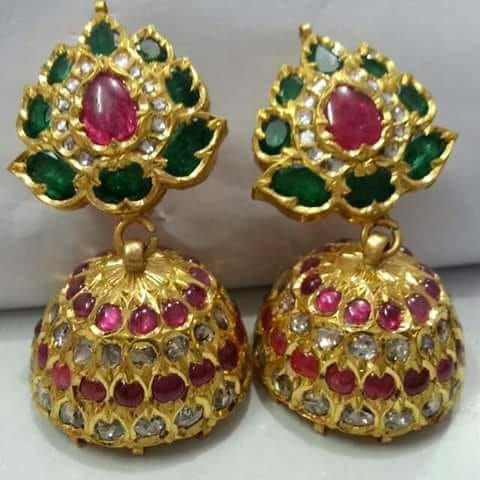 Rajputi Earrings for Engagement