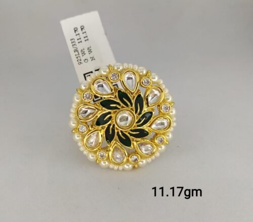 Rajputi Kundan Ring