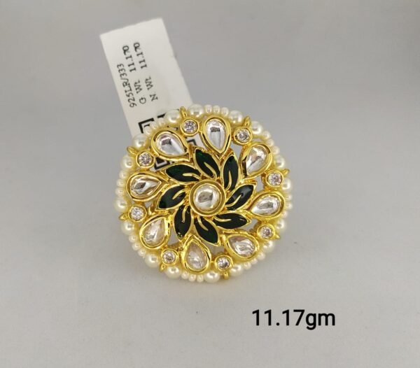 Rajputi Kundan Ring