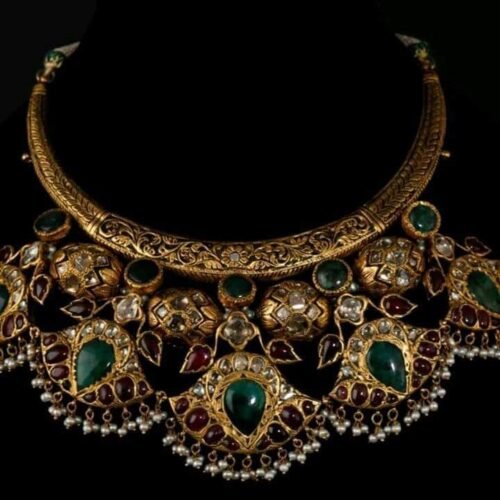 Rajputi wedding haar with passa