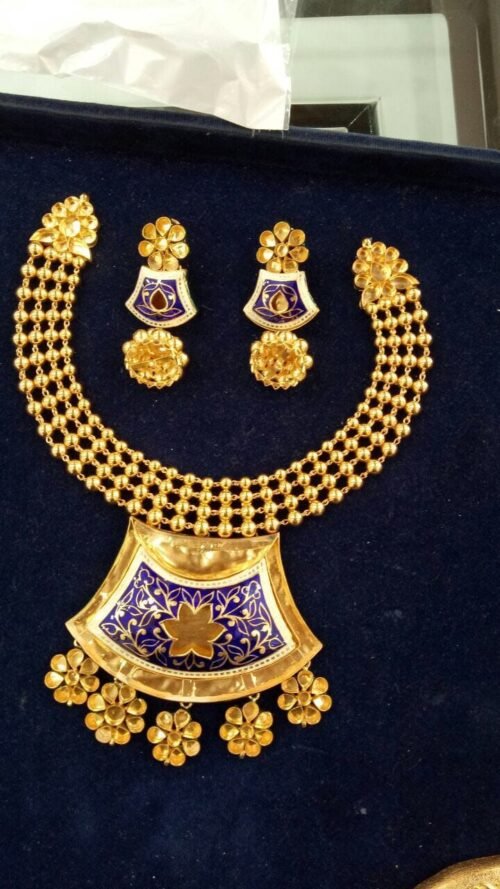 Ruby stone haar for dulhan