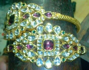 Silver Kada Bangle for Ladies