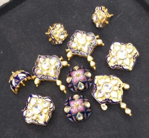 Statement pendant set for lehenga