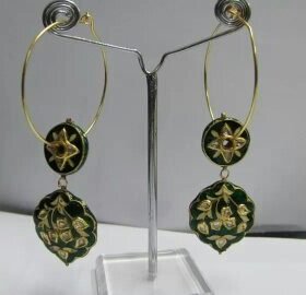 Traditional Chandbali with Beads