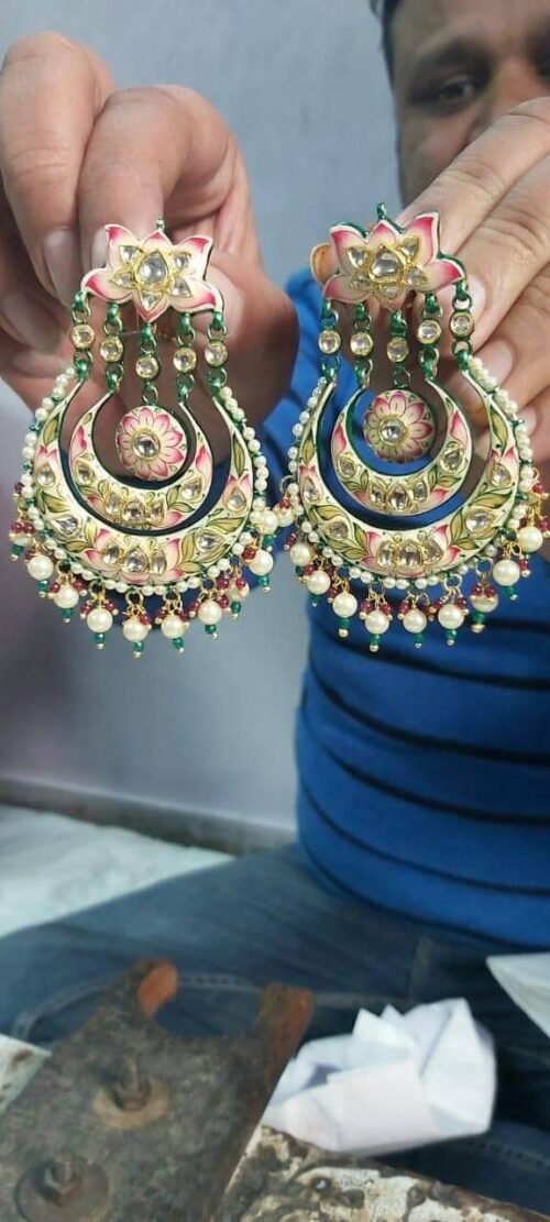Traditional Ear Chain Earrings