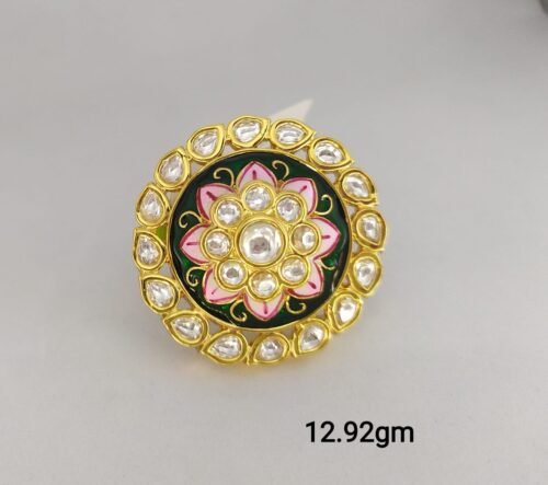 Traditional Kundan Finger Ring