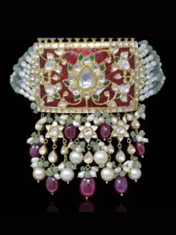 Traditional Kundan Rajputi Bhujband